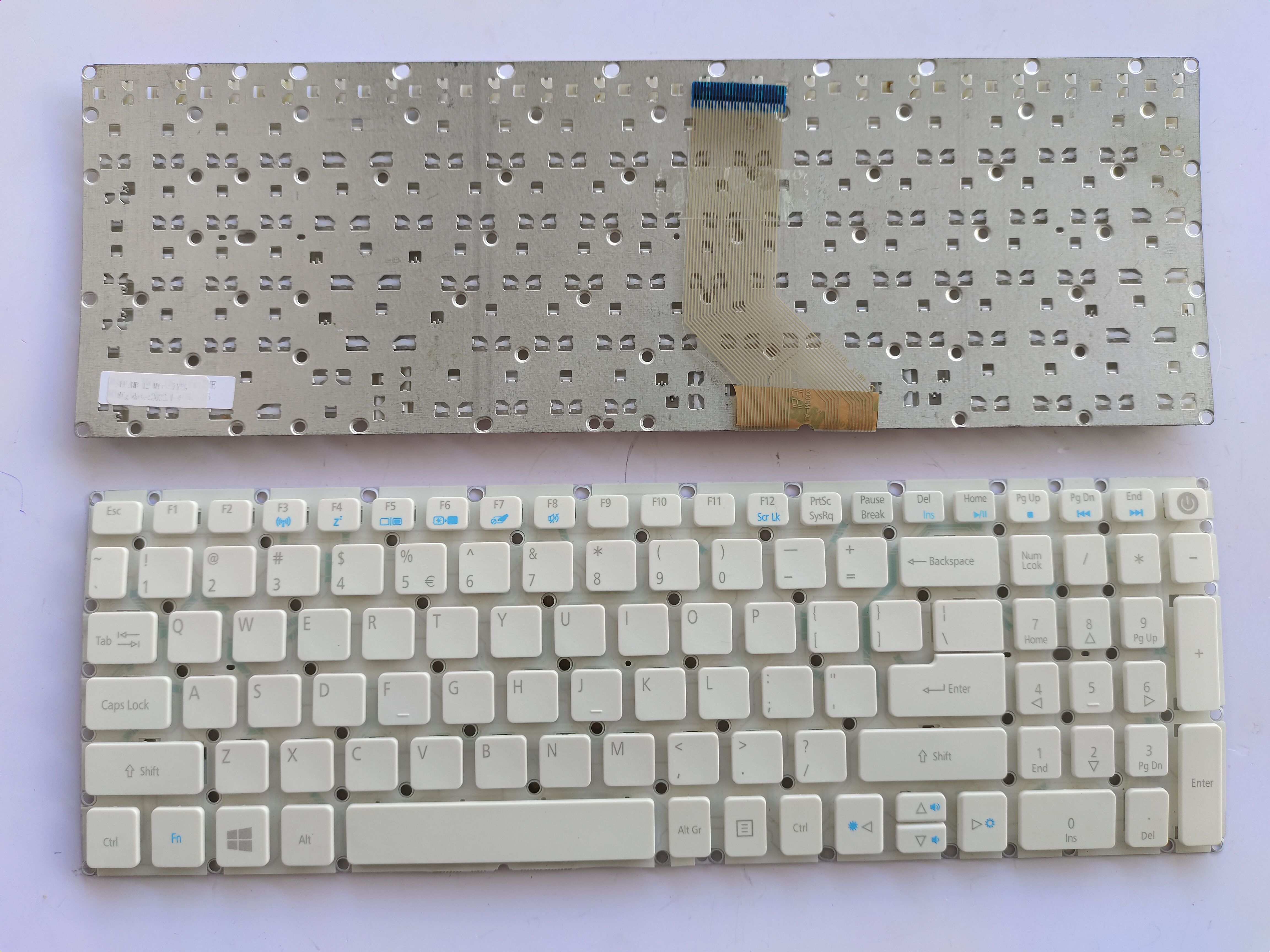 Picture of New Replacement Laptop Keyboard For ACER E5-573/A515-51 WHITE (OEM) US Layout